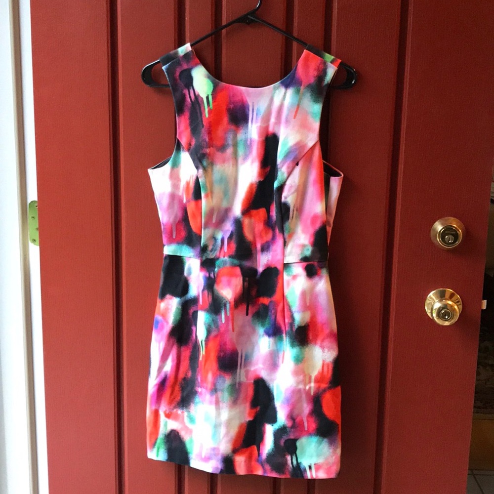 French Connection Spray Paint Dress.